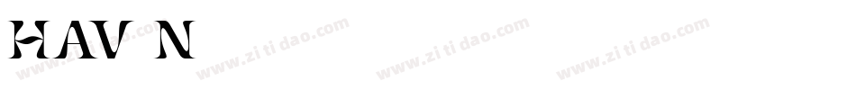 Haven字体转换