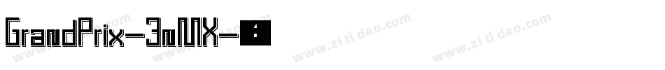 GrandPrix-3nMX字体转换