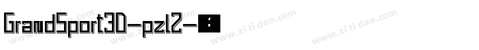 GrandSport3D-pzlZ字体转换