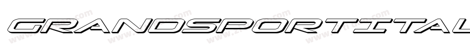 GrandSportItalic-63Av字体转换