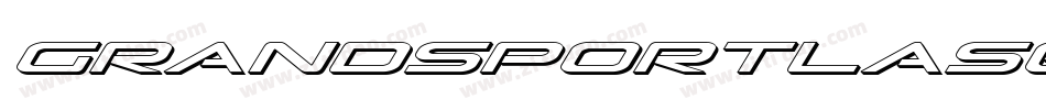 GrandSportLaserItalic-9DJ0字体转换