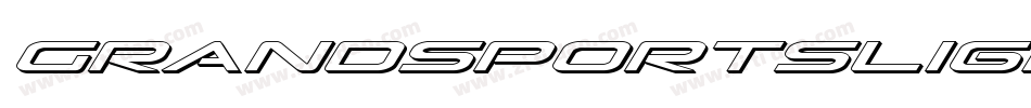 GrandSportSlightItalic-1WpM字体转换