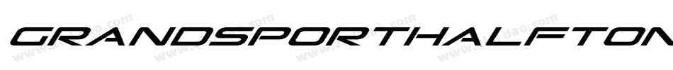 GrandSportHalftoneItalic-zz2l字体转换