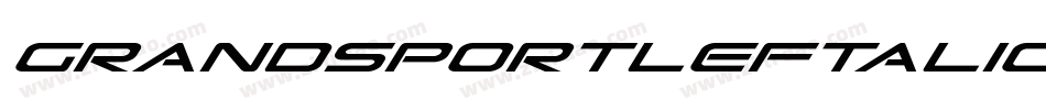 GrandSportLeftalic-lyaq字体转换