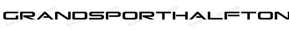 GrandSportHalftoneItalic-zz2l字体转换