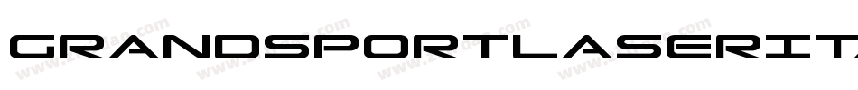 GrandSportLaserItalic-9DJ0字体转换