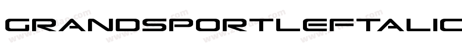 GrandSportLeftalic-lyaq字体转换