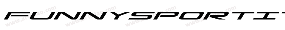FunnySportItalic-Xmj9字体转换