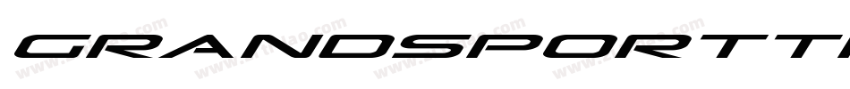 GrandSportTitle-R4De字体转换