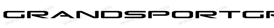 GrandSportGradientItalic-G2DZ字体转换