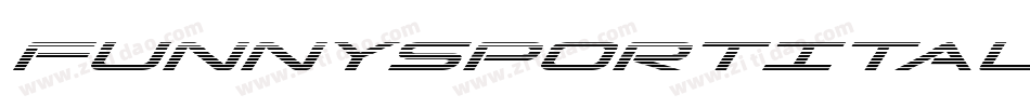FunnySportItalic-Xmj9字体转换