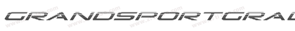 GrandSportGradientItalic-G2DZ字体转换