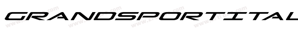 GrandSportItalic-63Av字体转换