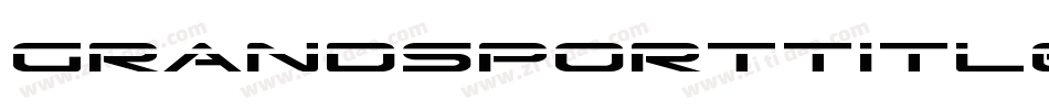 GrandSportTitle-R4De字体转换