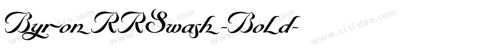 ByronRRSwash-Bold字体转换 ByronRRSwash-Bold字体转换