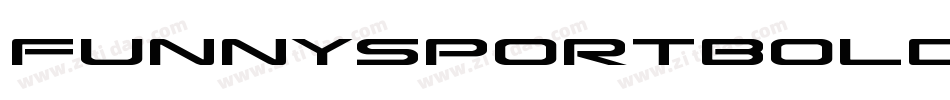 FunnySportBold-PYjm字体转换