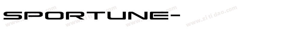 SPORTUNE字体转换