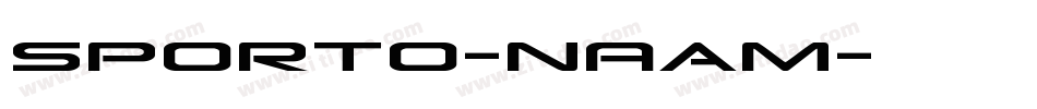 Sporto-nAaM字体转换