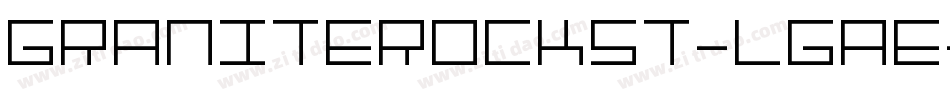 GraniteRockSt-lGae字体转换