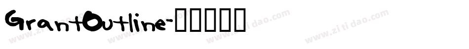 GrantOutline字体转换