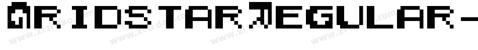 GridstarRegular-axxjm字体转换