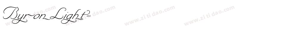 ByronLight字体转换