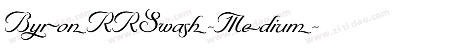 ByronRRSwash-Medium字体转换 ByronRRSwash-Medium字体转换
