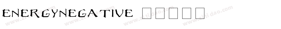 EnergyNegative字体转换