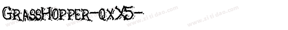 GrassHopper-qxX5字体转换
