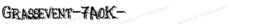 Grassevent-7AoK字体转换