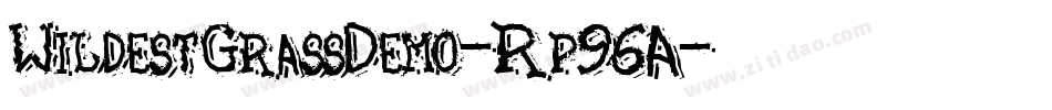 WildestGrassDemo-Rp96A字体转换