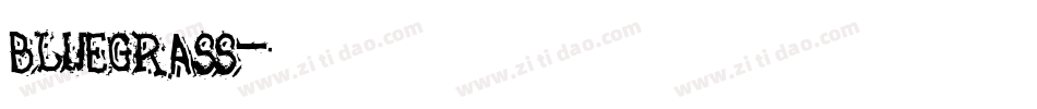 bluegrass字体转换
