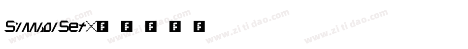 SymbolSet字体转换