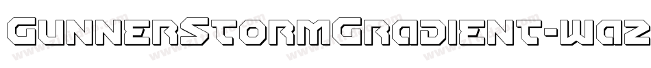 GunnerStormGradient-wa29字体转换