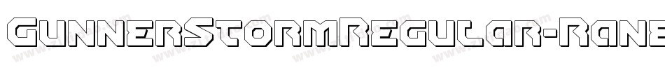 GunnerStormRegular-Rane字体转换