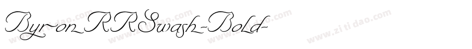 ByronRRSwash-Bold字体转换 ByronRRSwash-Bold字体转换