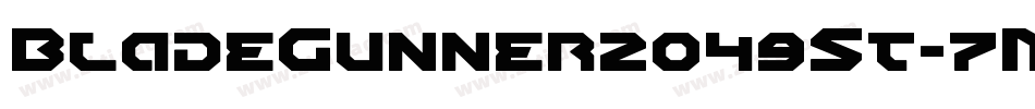 BladeGunner2049St-7MB4字体转换 BladeGunner2049St-7MB4字体转换