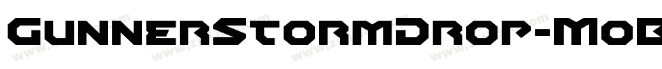 GunnerStormDrop-MoBv字体转换