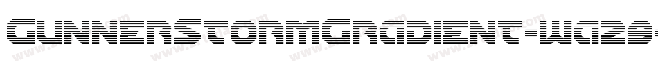 GunnerStormGradient-wa29字体转换