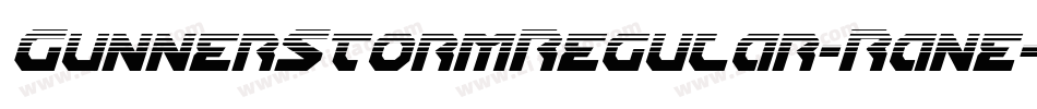 GunnerStormRegular-Rane字体转换