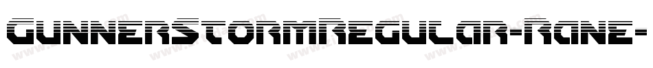 GunnerStormRegular-Rane字体转换