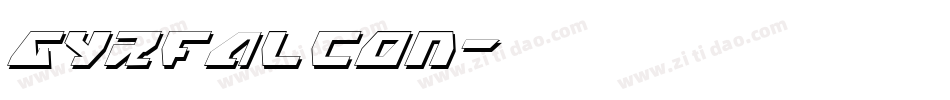 Gyrfalcon字体转换