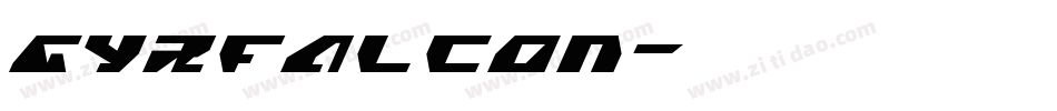 Gyrfalcon字体转换