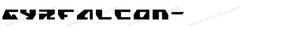 Gyrfalcon字体转换
