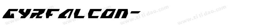 Gyrfalcon字体转换