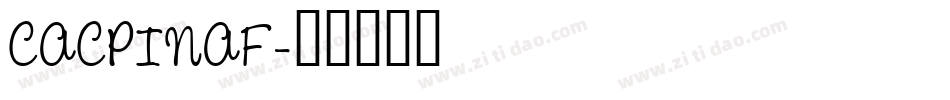 CACPINAF字体转换