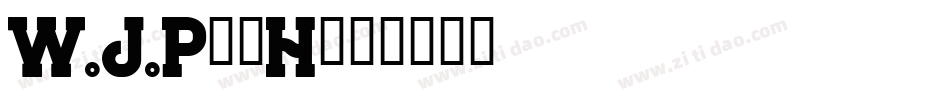 W.J.P__h字体转换