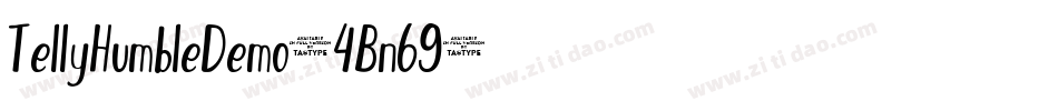 TellyHumbleDemo-4Bn69字体转换