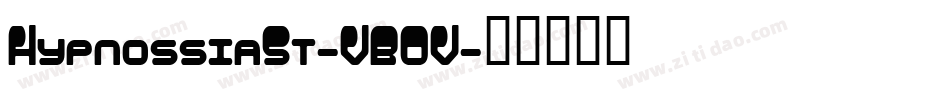 HypnossiaSt-VBOV字体转换
