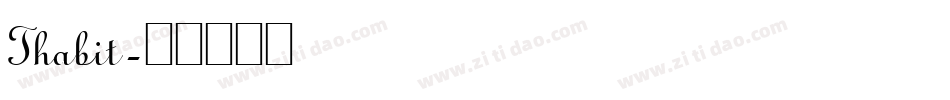 Thabit字体转换